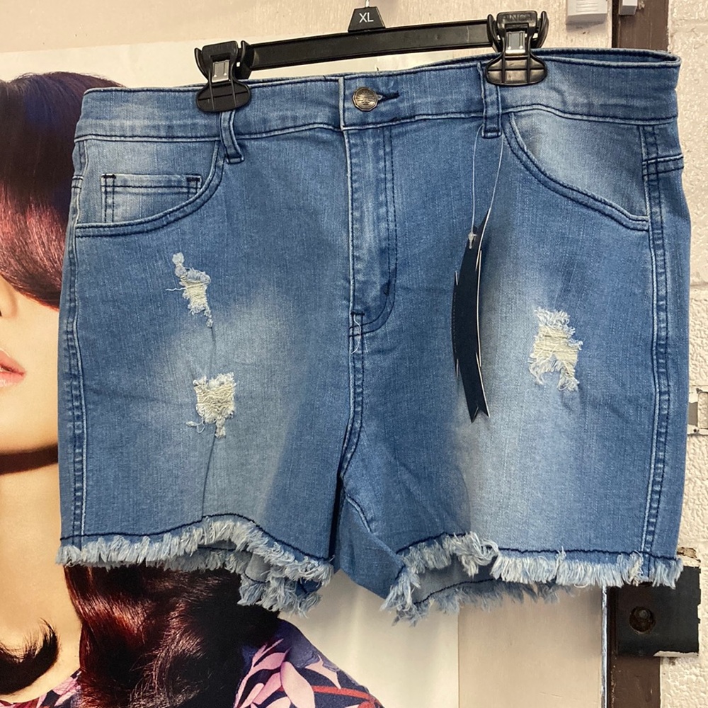 Denim shorts
